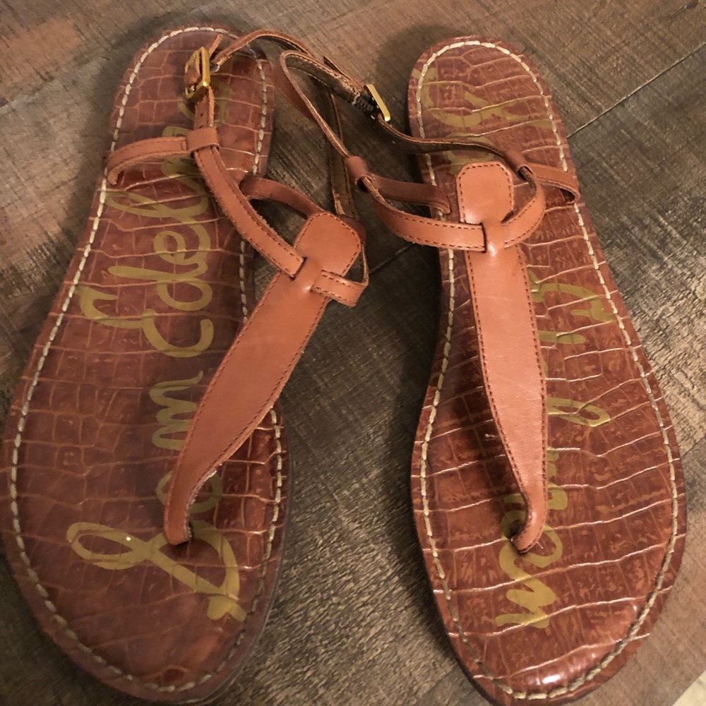 Camel colored sandals